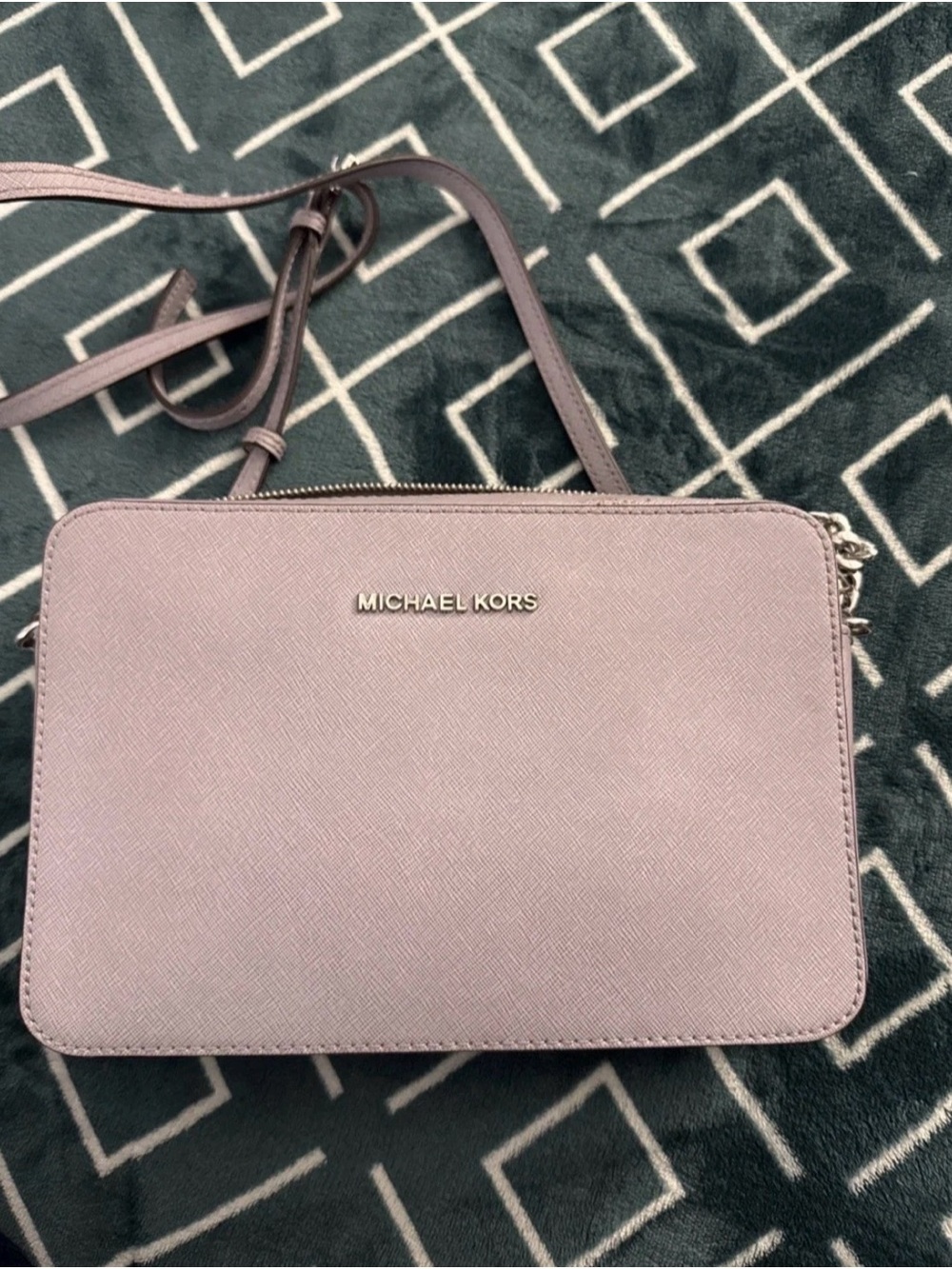 Michael Kors Lavender Saffiano Crossbody Bag